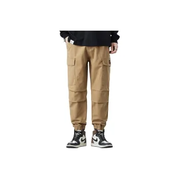 Tonlion Casual Pants Men's Dark Khaki