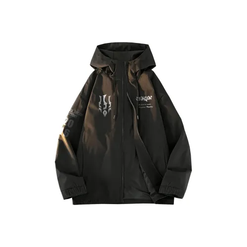 BENGEN Jackets Coats Unisex Black