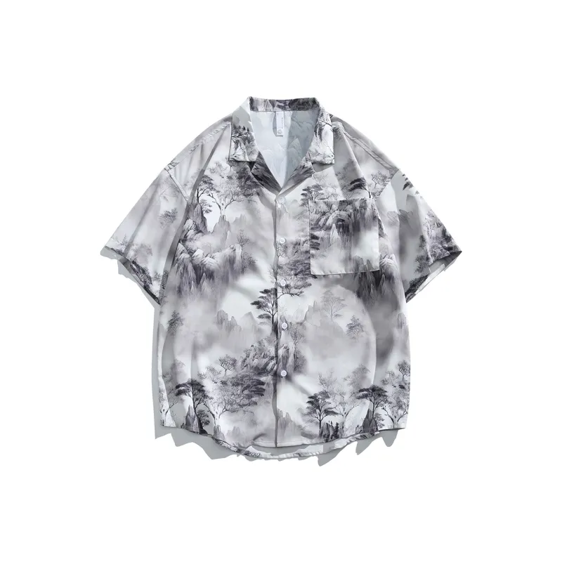 HIKZ Shirt Unisex Ink Wash Jungle-0