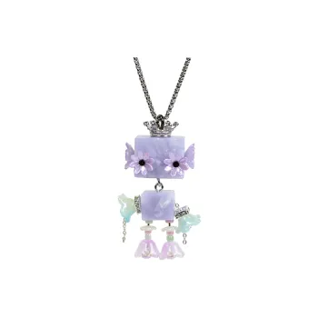 Wood Devil Alloy Necklaces Unisex