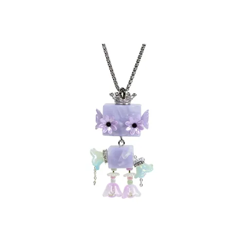 Wood Devil Alloy Necklaces Unisex