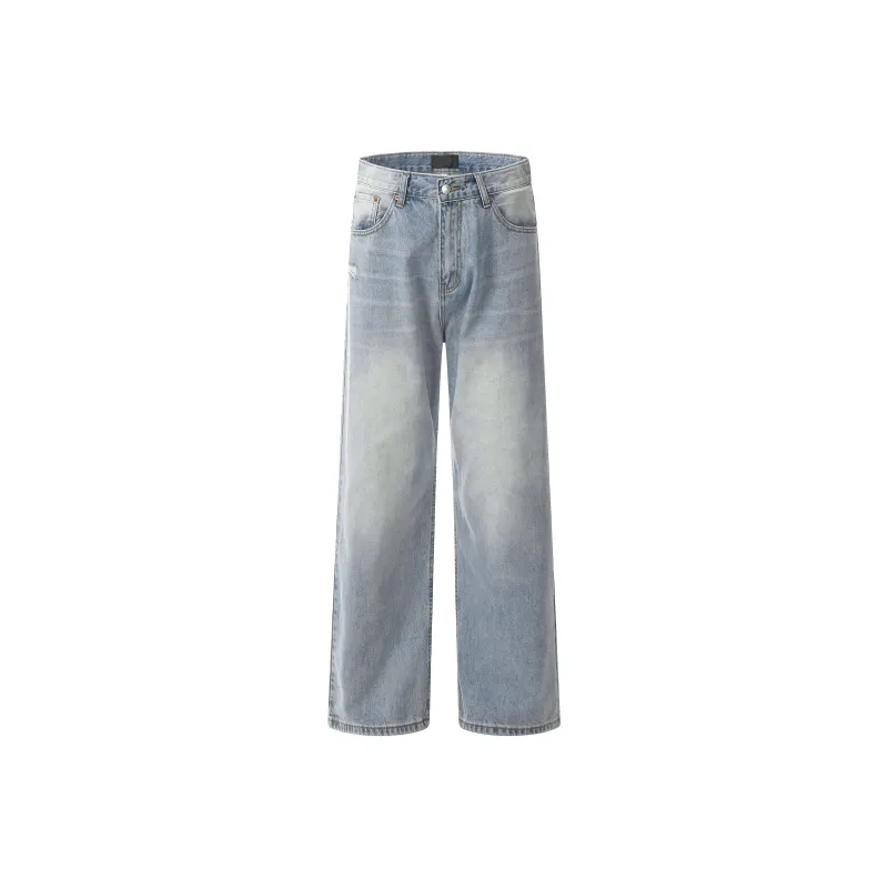GBXM Jeans Unisex Washed Blue-0