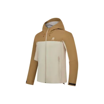 QIAODAN Mountain God Series Trench Coat Men's Congo Color/Barnyard Grass Color