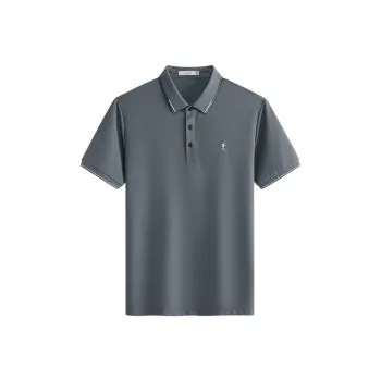 Dance With Wolves Polo Shirt Men's Dark Gray 015