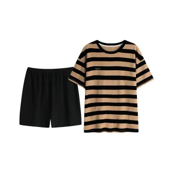 Maultiay Pajama Set Women's Brown