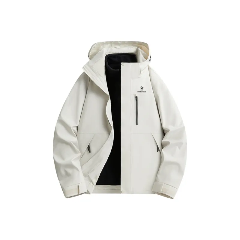ROBINHOOD Water Resistant Windproof Breathable Warm Water Repellent Cold Resistant Rainproof Windbreaker Jacket Unisex-9