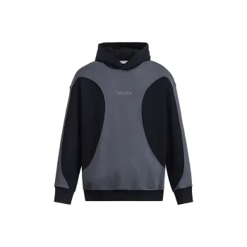 TEKEMISI Fall And Winter Sweatshirt Unisex Black Gray