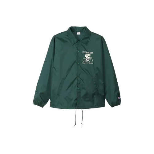 Champion FW24 Jackets Coats Men's Dark Green