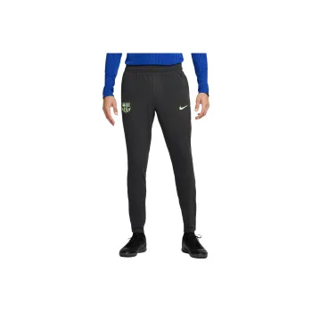 Nike FCDri FIT ADV FW24 Barcelona Strike Elite Third Knitted Sports Pants Men's Dark Gray/Bronze/Impact Yellow Green