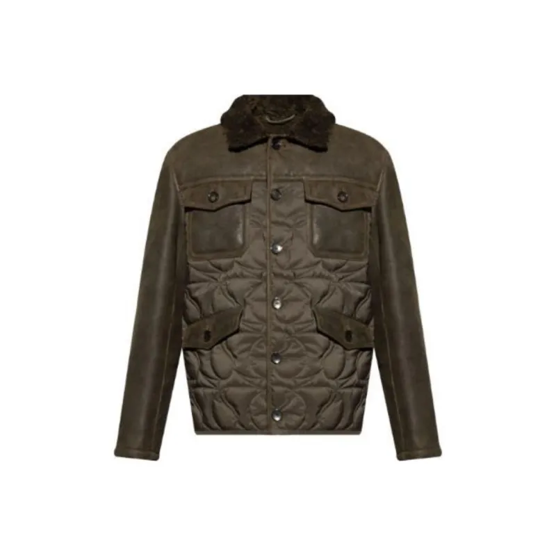 ETRO Quilted Leather Jacket-0