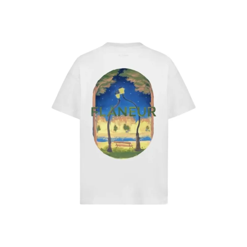 Flaneur Homme T Shirt Men's White-1