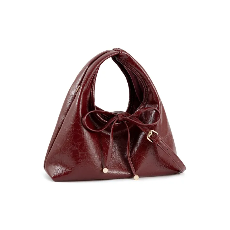 Vigno Synthetic Leather Shoulder Bag, Crossbody Bag, Handbag Regular Women's Red/Burgundy-9