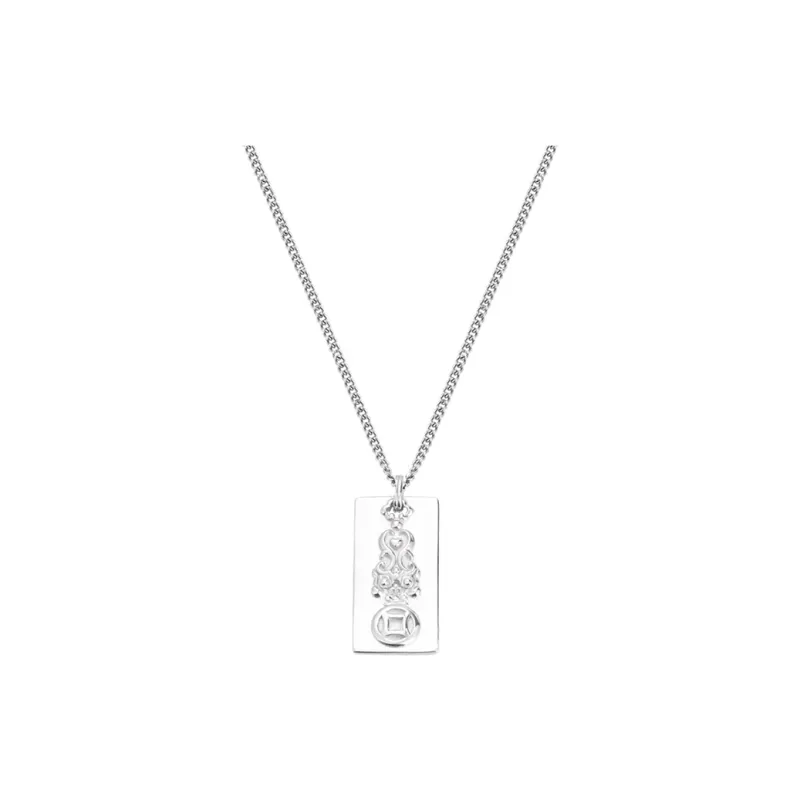 PUENTE S925 Silver Necklaces Men's-0