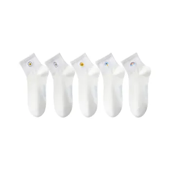 MIIOW Mid Calf Socks Unisex 5 Pack