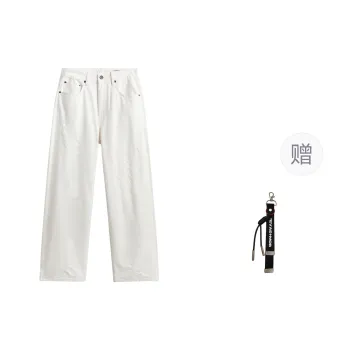 *EVAE+MOB Jeans Unisex White