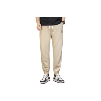 Tonlion Knitted Sports Pants Men's Light Khaki