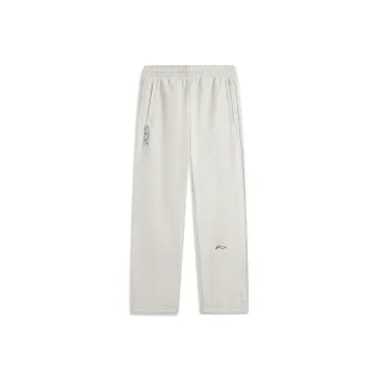 LiNing Sports Life Collection Knitted Sports Pants Men's Heather Gray Tile Gray