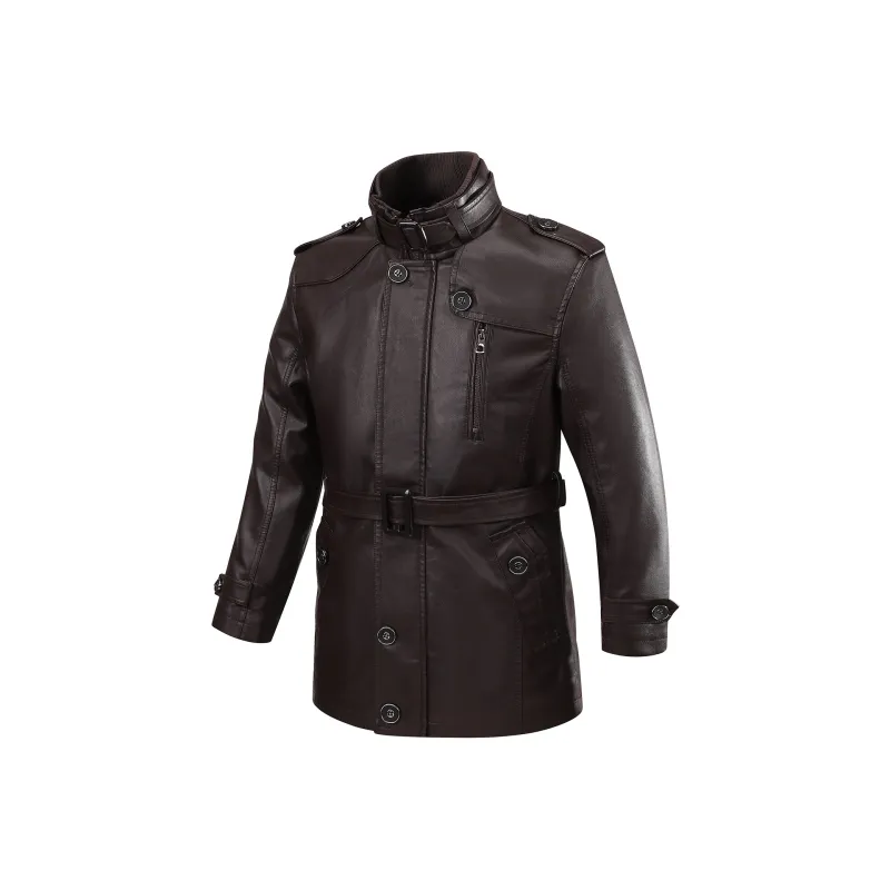 RAP PANDA Leather Jacket Unisex-2