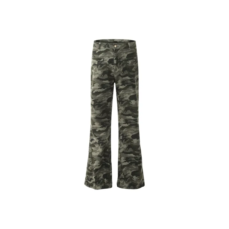 YINLEI Casual Pants Unisex Camouflage-0
