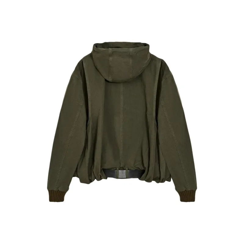 LOEWE FW24 Jackets & Coats Men's Dark Olive-1