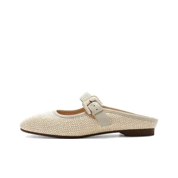 NINE WEST Woven Closed Toe Slippers Women's