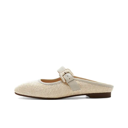 NINE WEST Woven Closed Toe Slippers Women's