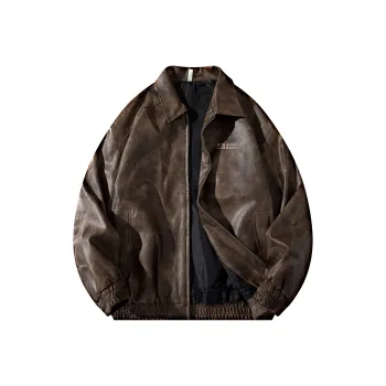 JUNGLE PANDA Leather Jacket Unisex