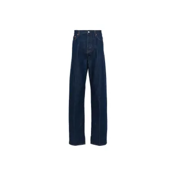 GUCCI Logo patch Straight Jeans