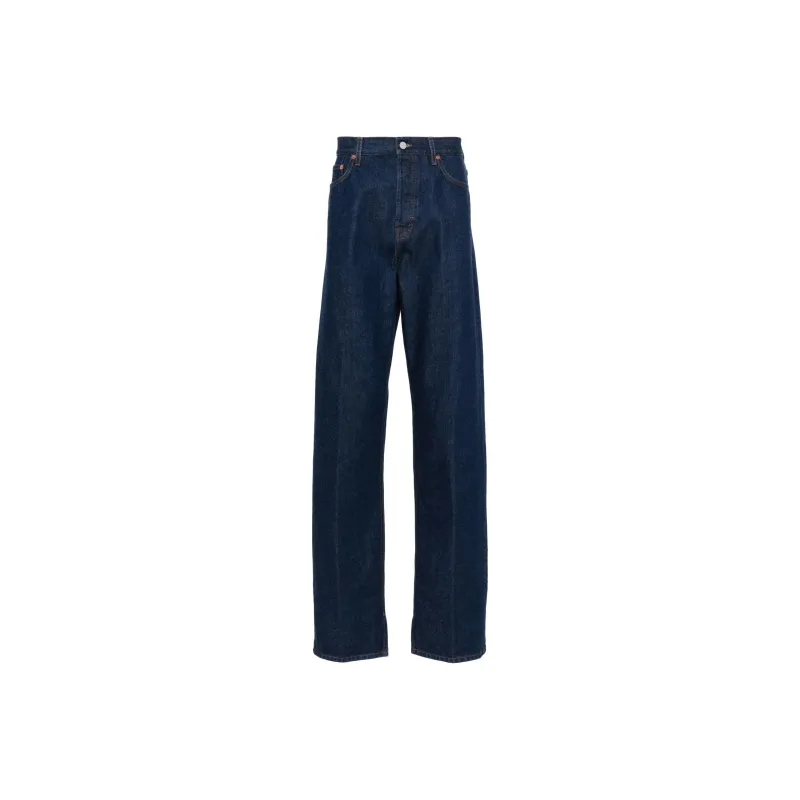 GUCCI Logo patch Straight Jeans-0