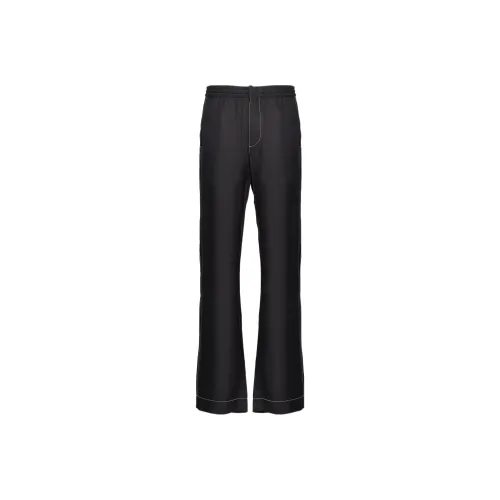 PRADA Logo Patch Straight Leg Trousers