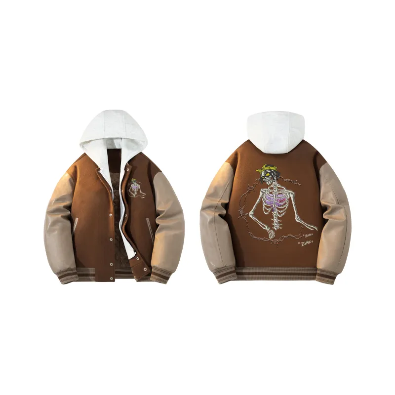 *EVAE+MOB Dreadlocks Series Baseball Jacket Unisex-23