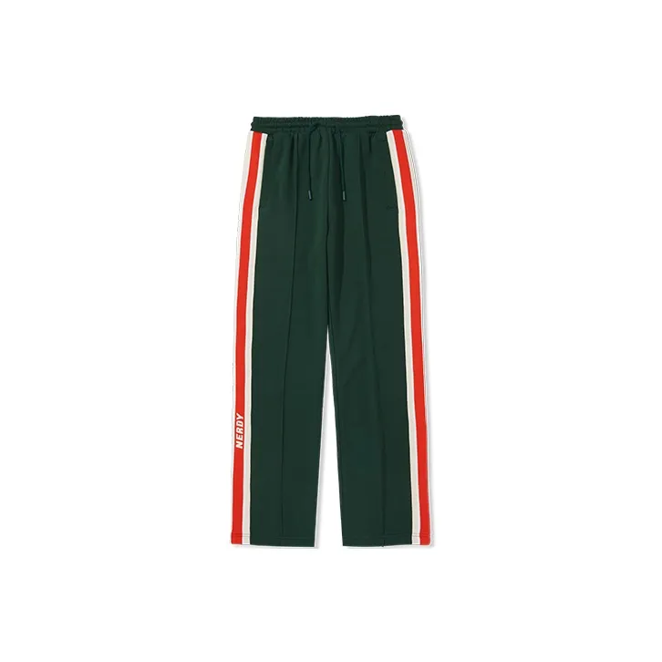 NERDY FW22 Casual Pants Unisex Dark Green-0