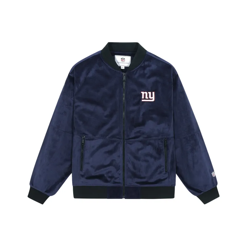 NFL Baseball Jacket Unisex Navy Blue-0