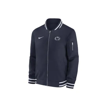 Nike Penn State Nittany Lions Sideline Men's Nike College Full Zip Bomber Jacket