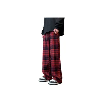 Magmode Casual Pants Unisex Burgundy