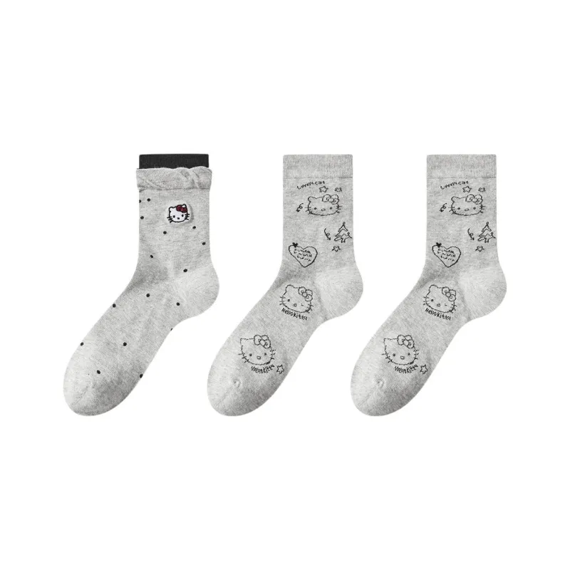 MADALLO Mid Calf Socks Women's 3 Pack-4