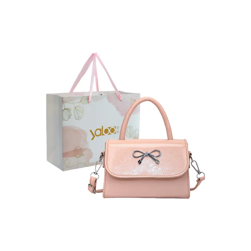 Yalu PU Crossbody Handbag Unisex Black/Red/Silver/Pink-15