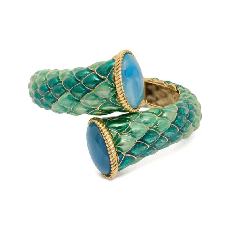 Roberto Cavalli Scaled Cuff Bracelet-0