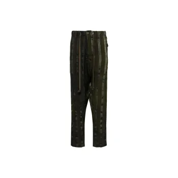UMA WANG Striped Drawstring Pants
