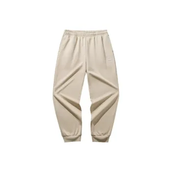 Anta Life Collection Knitted Sports Pants Men's Light Taupe Gray