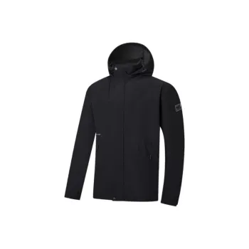 XTEP Variety Training Collection Trench Coat Men's Jet Black
