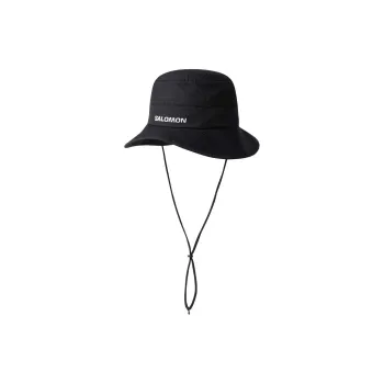 SALOMON Nylon Bucket Hats Unisex Black