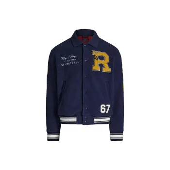 Polo Ralph Lauren Pile Fleece Letterman Jacket