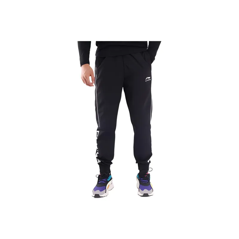 LINING Casual Pants Men Black-0