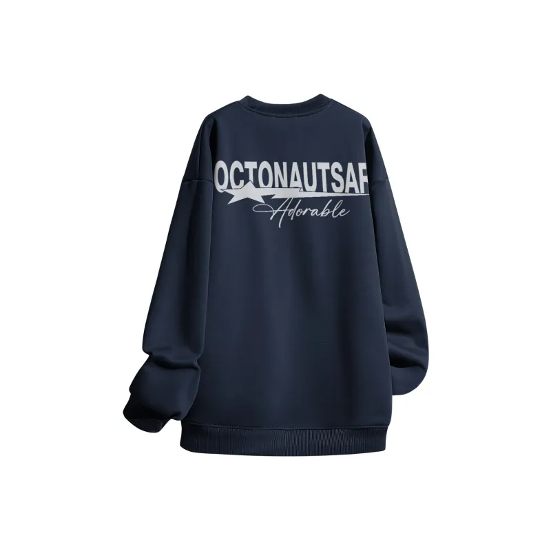 Small Columns Under The Sea Sweatshirt Unisex Black-3