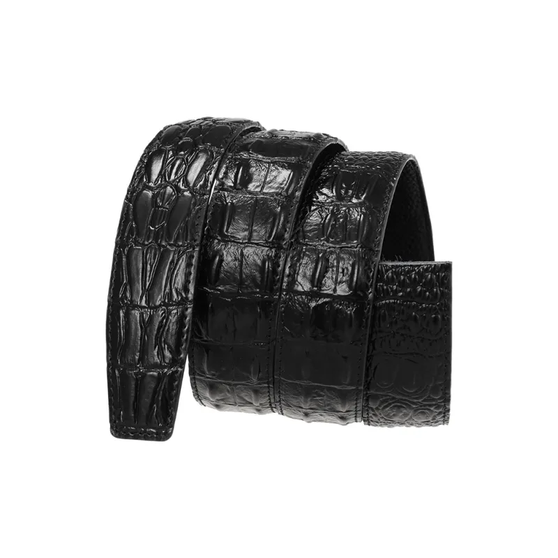 Yalu Preferred Cow Split Leather Belts Unisex Width 3.5CM-1