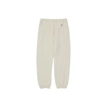 Champion SS24 Reverse Weave Knitted Sweatpants Unisex Cream
