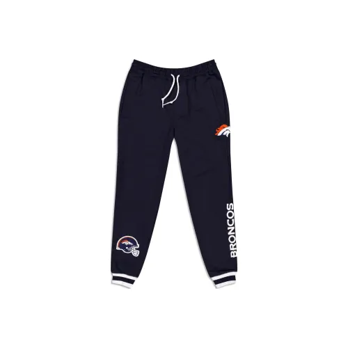 New Era pink Broncos Knitted Sports Pants Unisex Navy
