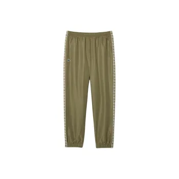 LACOSTE Knitted Sports Pants Men's Khaki Green