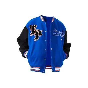 RAP PANDA Baseball Jacket Unisex Blue